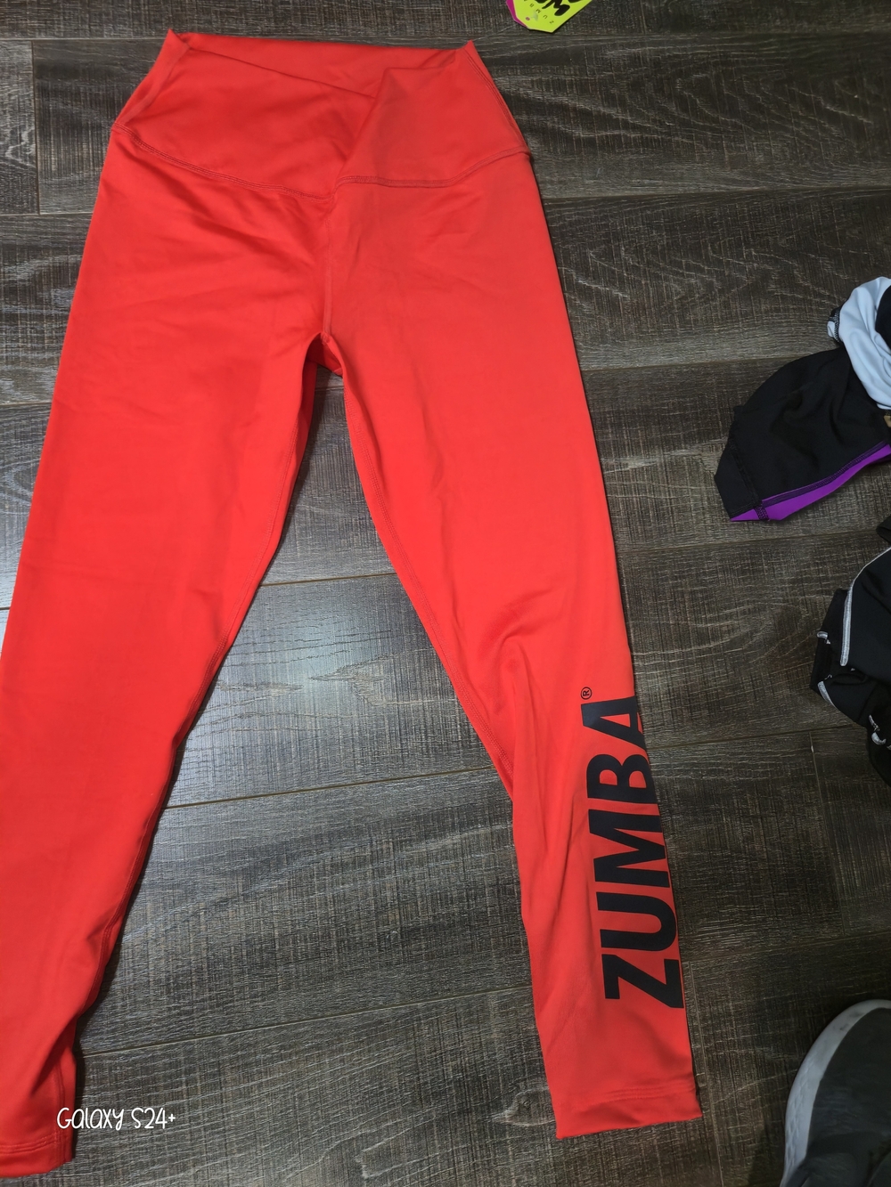 Zumba Fitness Red Active High-Waist Leggings